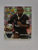 NRL 2006 Hot Shot Hologram Tazos | #014 Rhys Wesser | Penrith Panthers