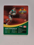 NRL 2006 Hot Shot Hologram Tazos | #015 Mark Minichiello | Sydney Roosters