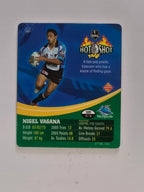 NRL 2006 Hot Shot Hologram Tazos | #024 Nigel Vagana | Cronulla Sutherland Sharks