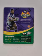 NRL 2006 Hot Shot Shattering 3D Tazos | #003 Roy Asotasi | Canterbury Bankstown Bulldogs