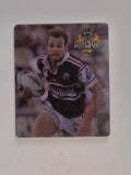 NRL 2006 Hot Shot Shattering 3D Tazos | #022 Brett Stewart | Manly Warringah Sea Eagles