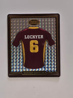NRL 2009 Footy Frames Gold Foil | #001 Darren Lockyer | Brisbane Broncos