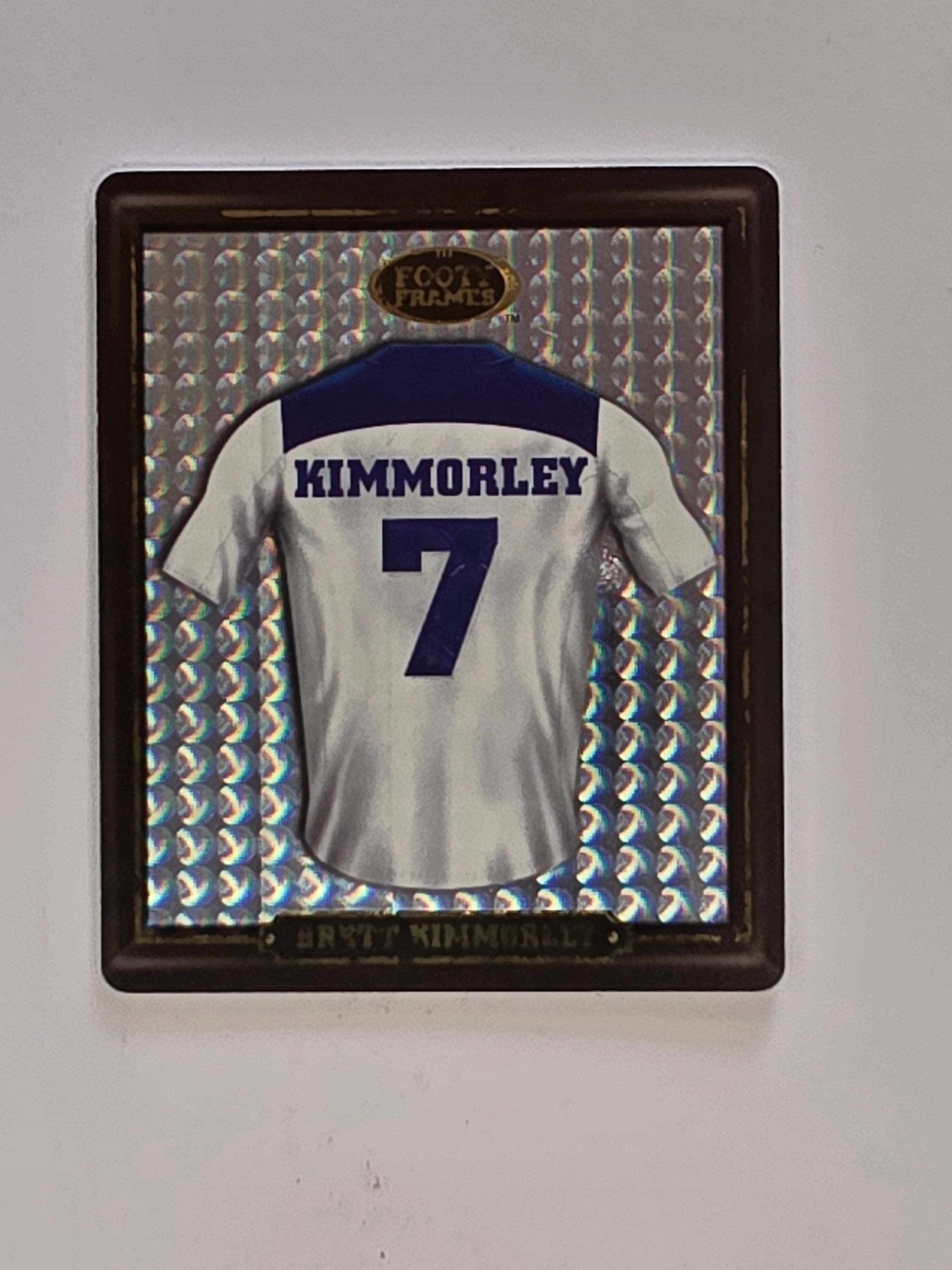 NRL 2009 Footy Frames Gold Foil | #006 Brett Kimmorley | Canterbury Bankstown Bulldogs