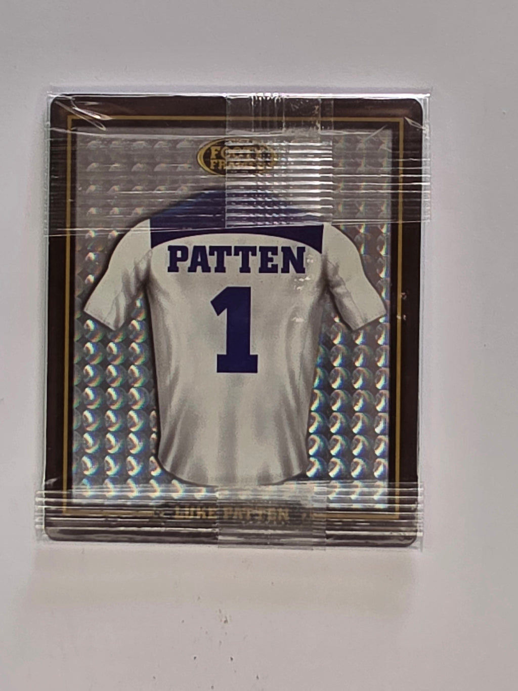 NRL 2009 Footy Frames Gold Foil | #007 Luke Patten | Canterbury Bankstown Bulldogs