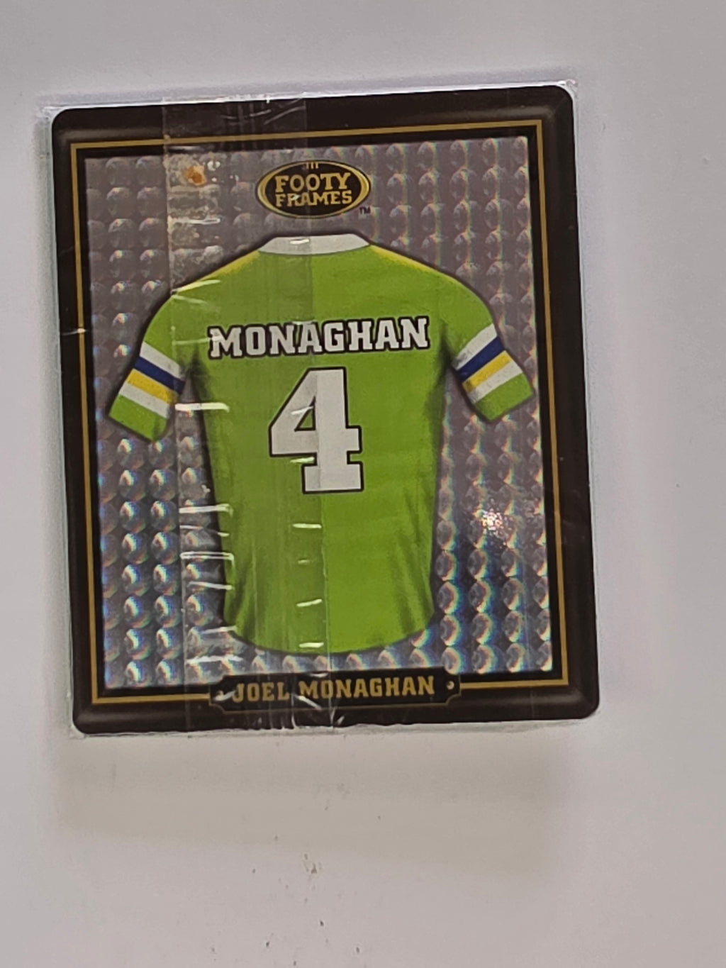NRL 2009 Footy Frames Gold Foil | #010 Joel Monaghan | Canberra Raiders