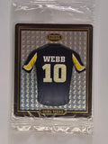 NRL 2009 Footy Frames Gold Foil | #015 Carl Webb | North Queensland Cowboys