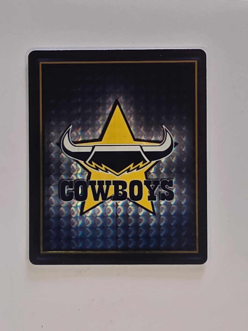 NRL 2009 Footy Frames Gold Foil | #016 North Queensland Cowboys Trio | North Queensland Cowboys