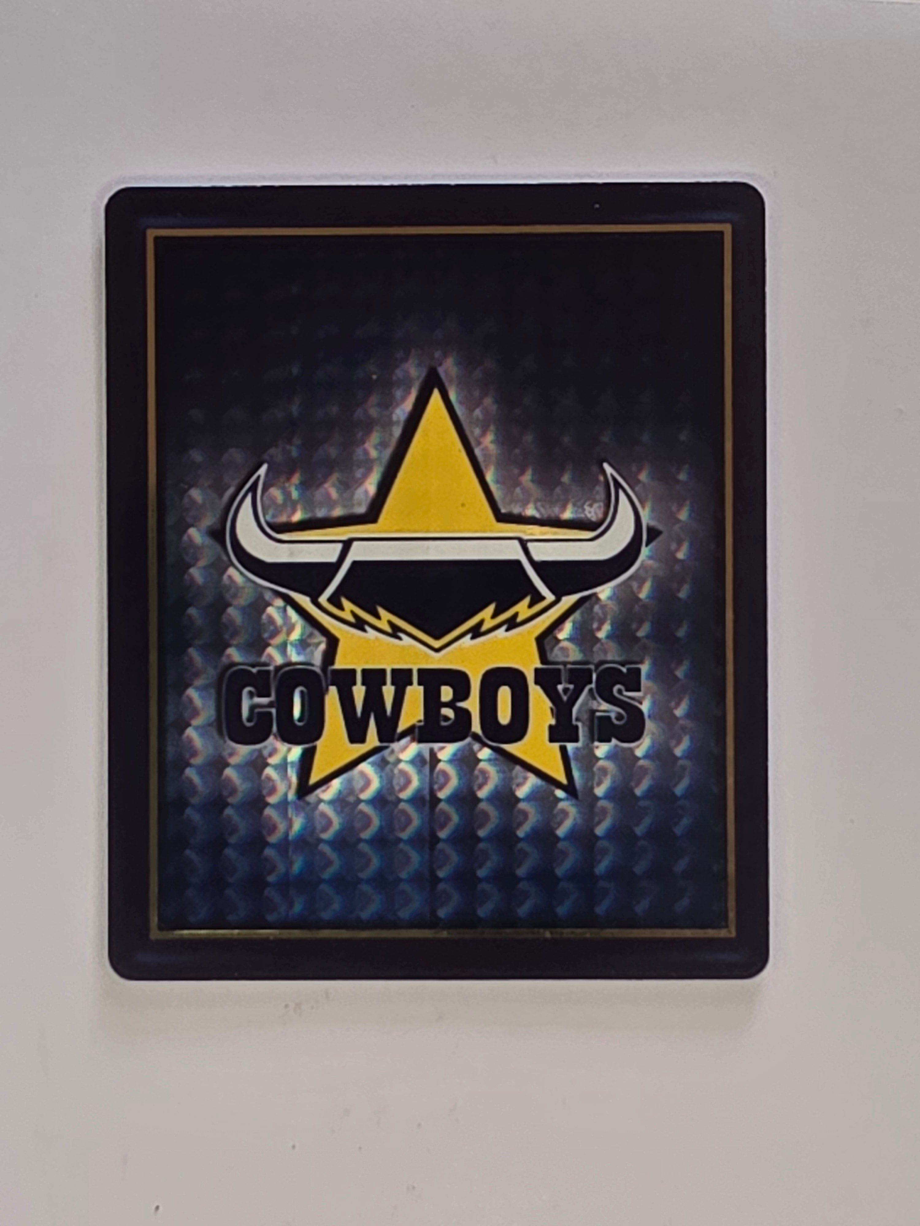 NRL 2009 Footy Frames Gold Foil | #016 North Queensland Cowboys Trio | North Queensland Cowboys