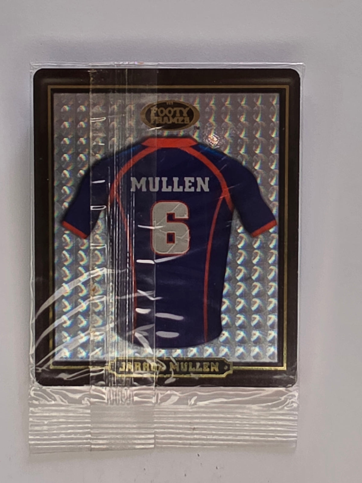 NRL 2009 Footy Frames Gold Foil | #031 Jarrod Mullen | Newcastle Knights