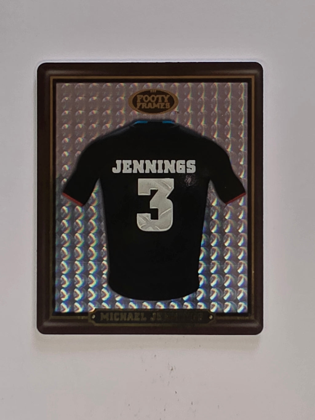 NRL 2009 Footy Frames Gold Foil | #038 Michael Jennings | Penrith Panthers