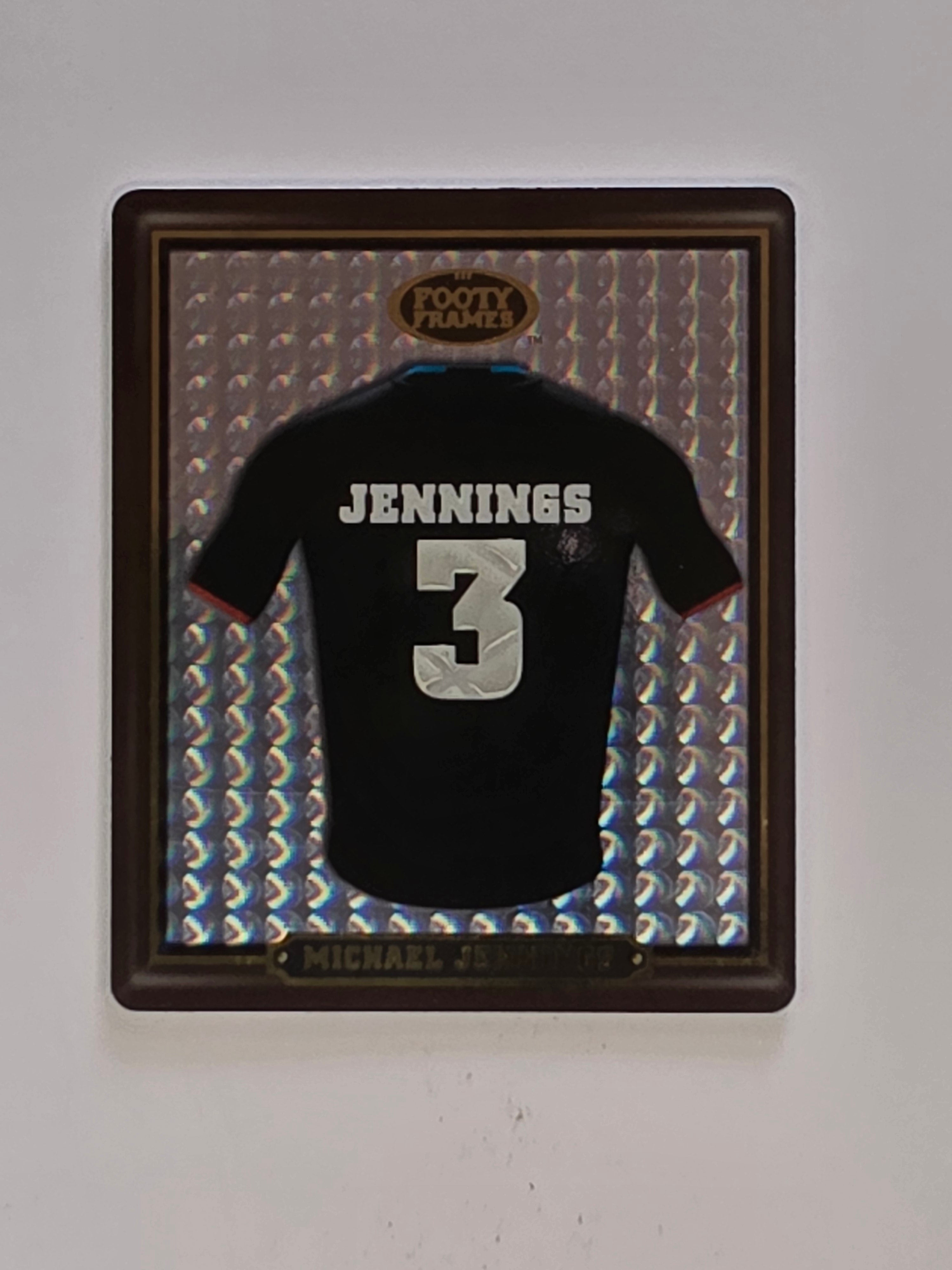 NRL 2009 Footy Frames Gold Foil | #038 Michael Jennings | Penrith Panthers