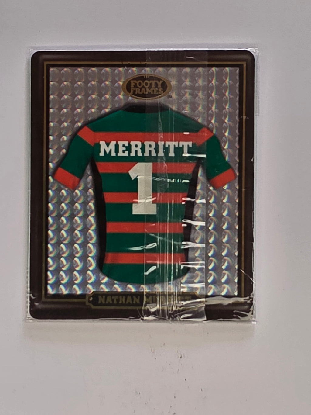 NRL 2009 Footy Frames Gold Foil | #046 Nathan Merritt | South Sydney Rabbitohs