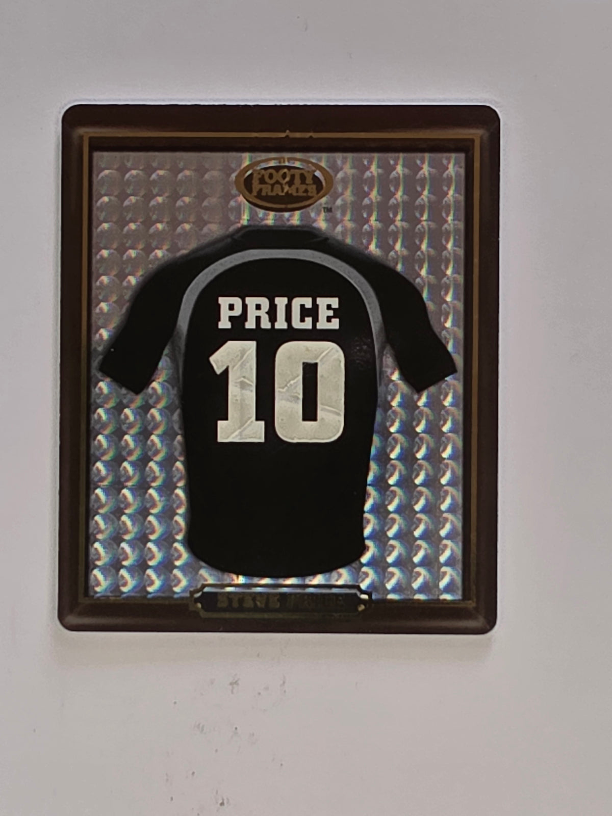 NRL 2009 Footy Frames Gold Foil | #058 Steve Price | New Zealand Warriors