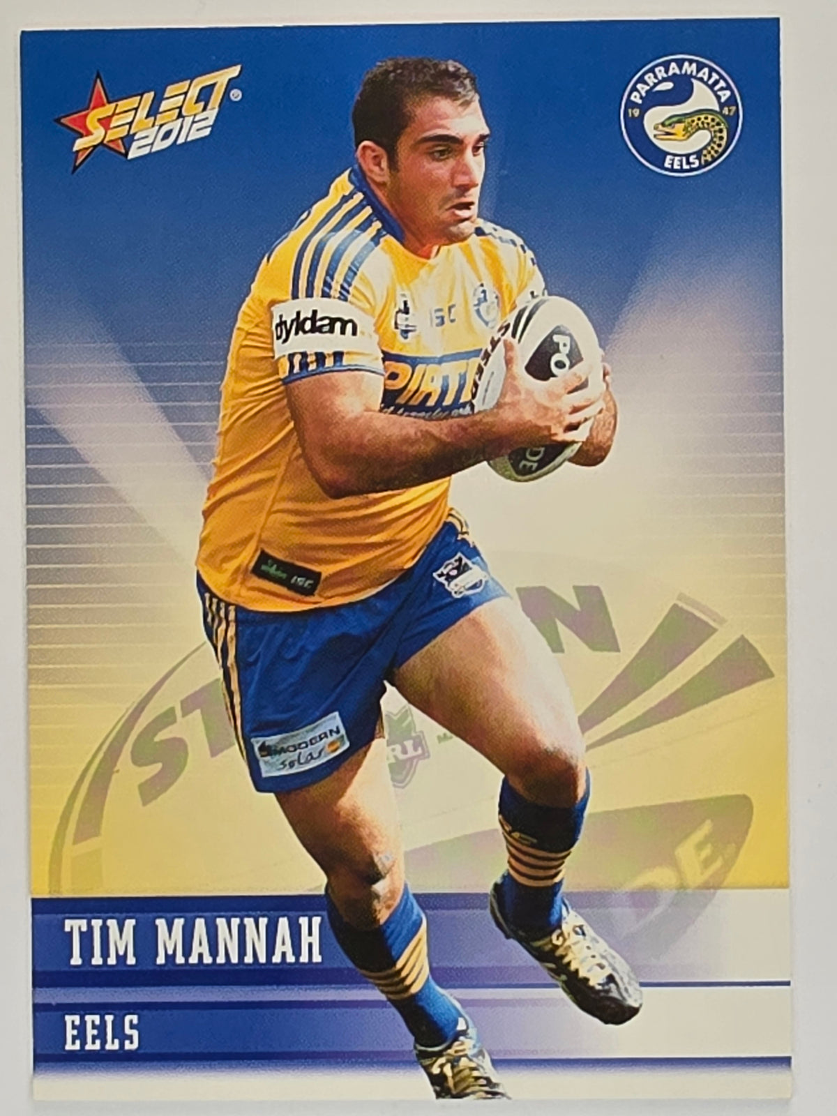 NRL 2012 Champions Base Card #118 Tim Mannah Parramatta Eels