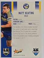 NRL 2012 Champions Base Card #119 Matt Keating Parramatta Eels