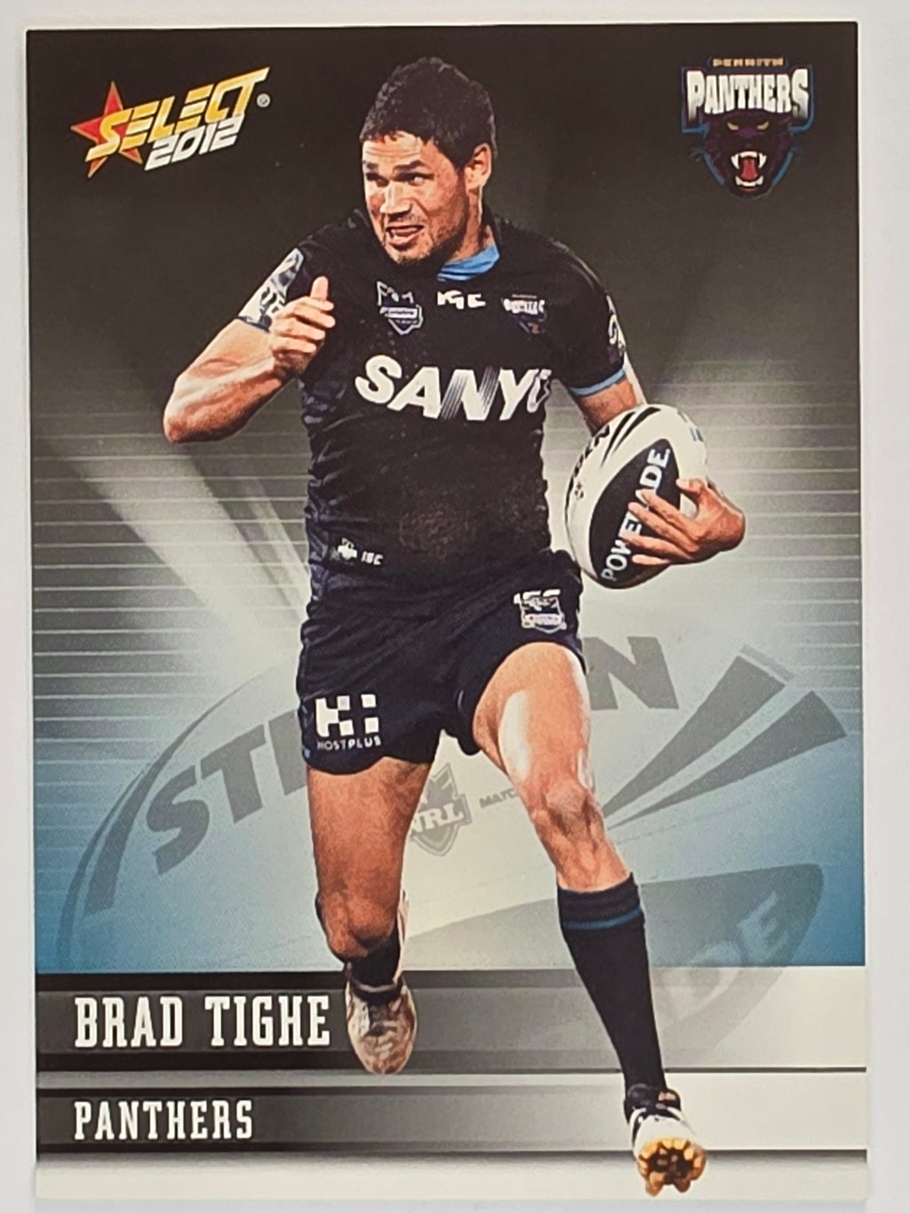 NRL 2012 Champions Base Card #127 Brad Tighe Penrith Panthers