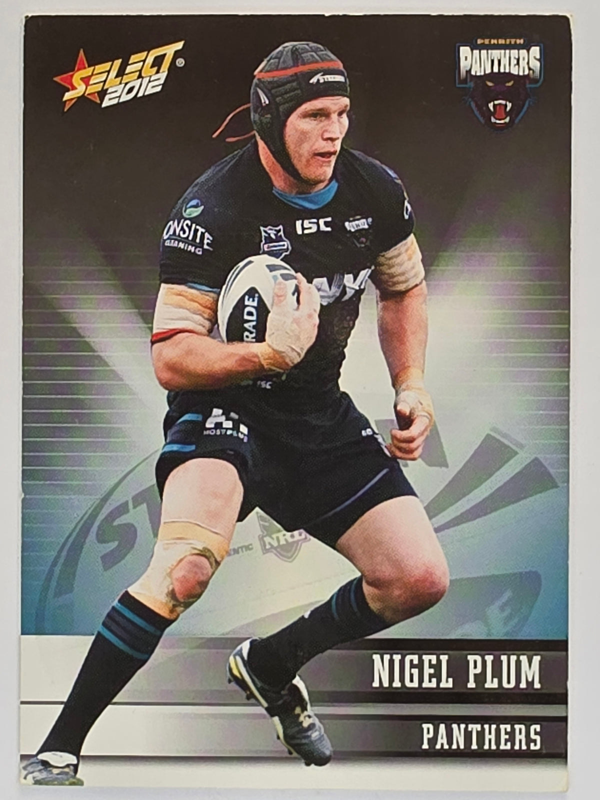NRL 2012 Champions Base Card #131 Nigel Plum Penrith Panthers