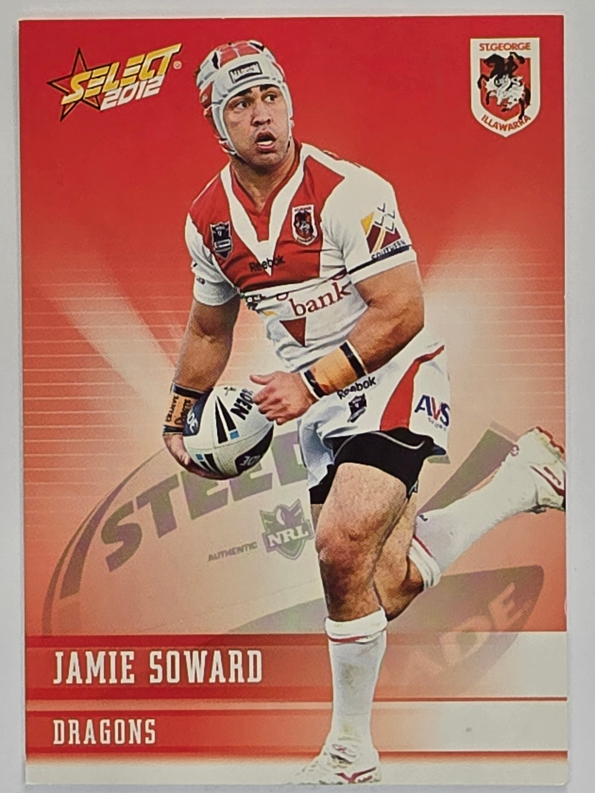 NRL 2012 Champions Base Card #135 Jamie Soward St George Illawarra Dragons