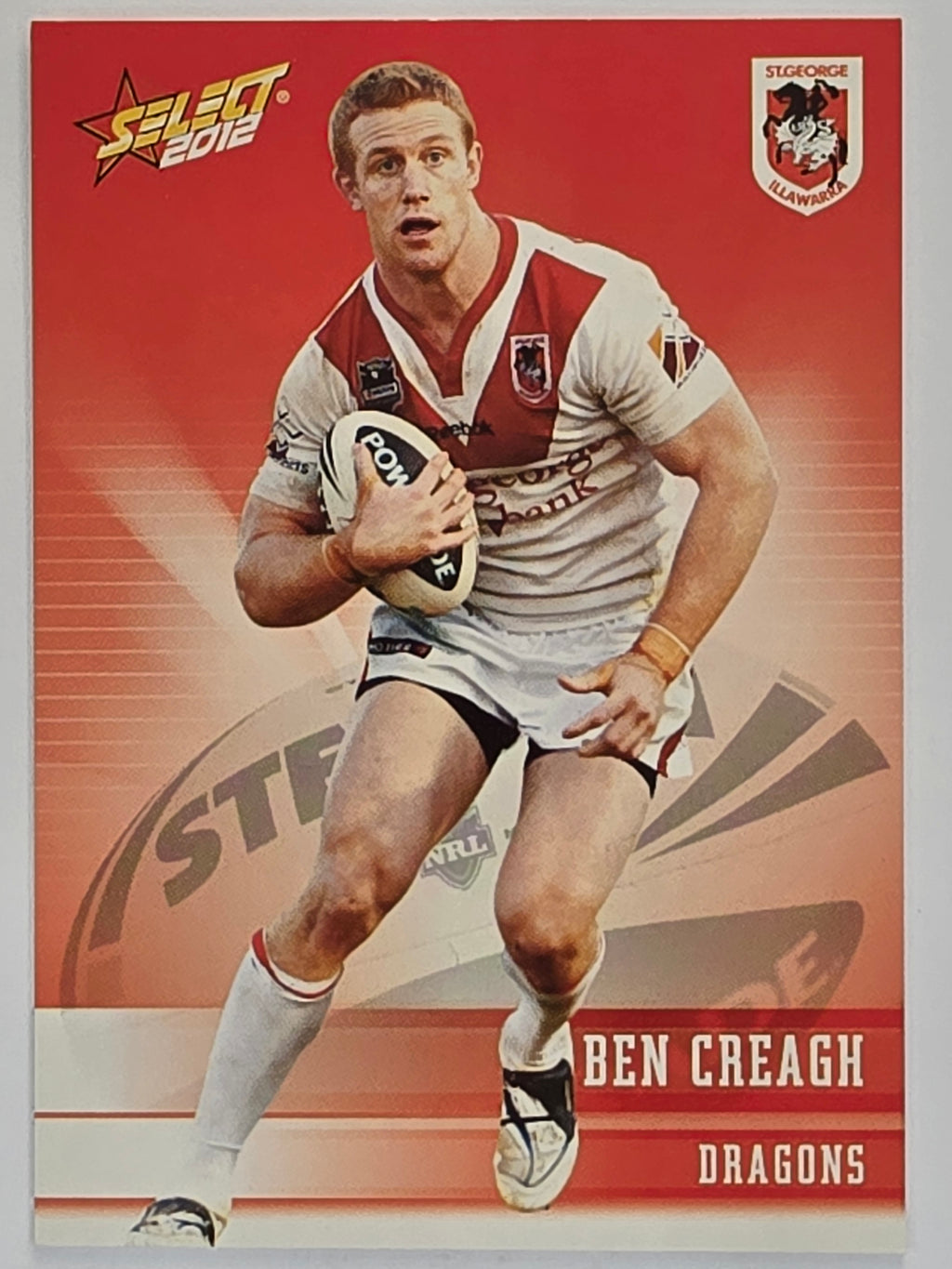 NRL 2012 Champions Base Card #136 Ben Creagh St George Illawarra Dragons