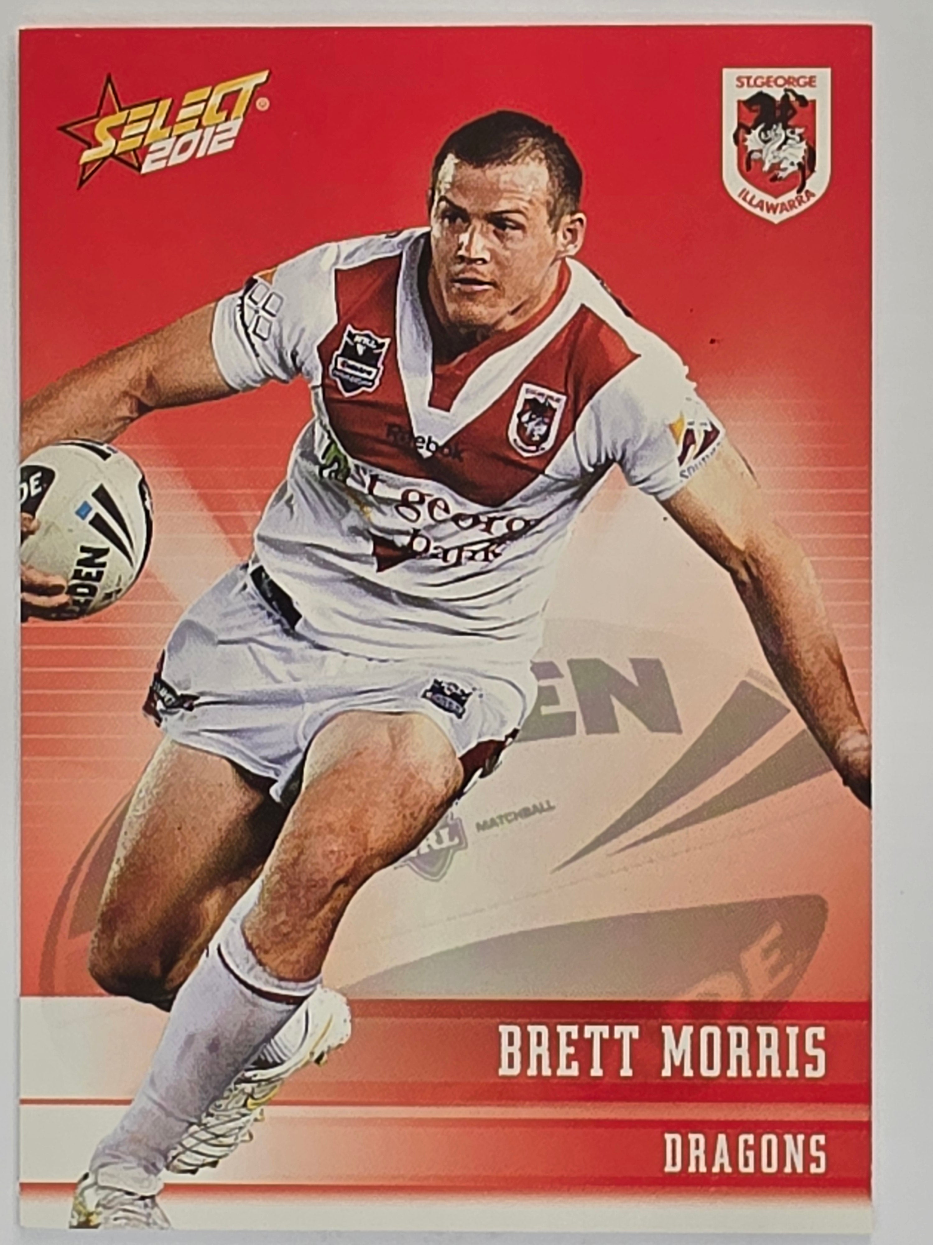 NRL 2012 Champions Base Card #141 Brett Morris St George Illawarra Dragons