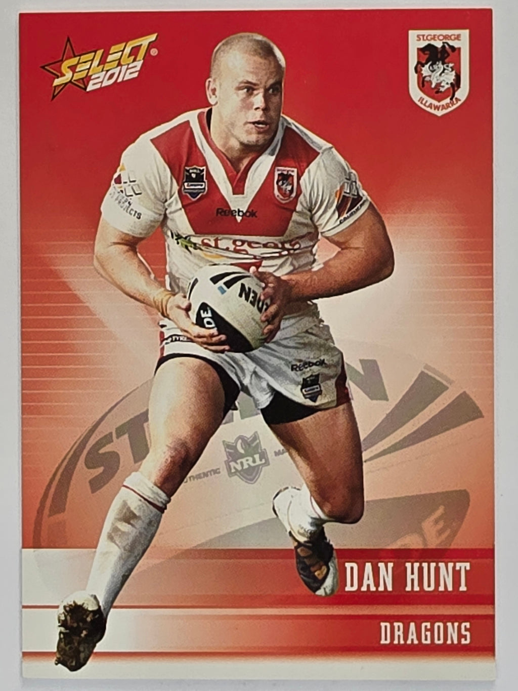 NRL 2012 Champions Base Card #143 Dan Hunt St George Illawarra Dragons