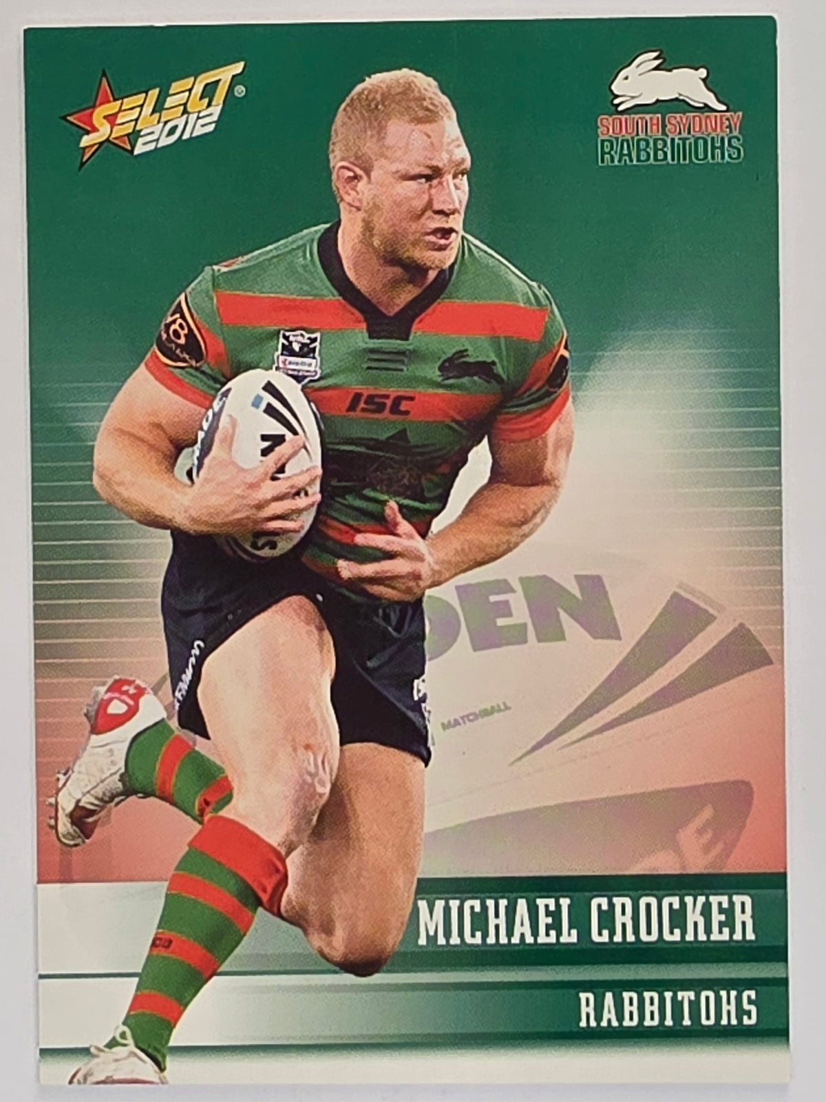 NRL 2012 Champions Base Card #147 Michael Crocker South Sydney Rabbitohs