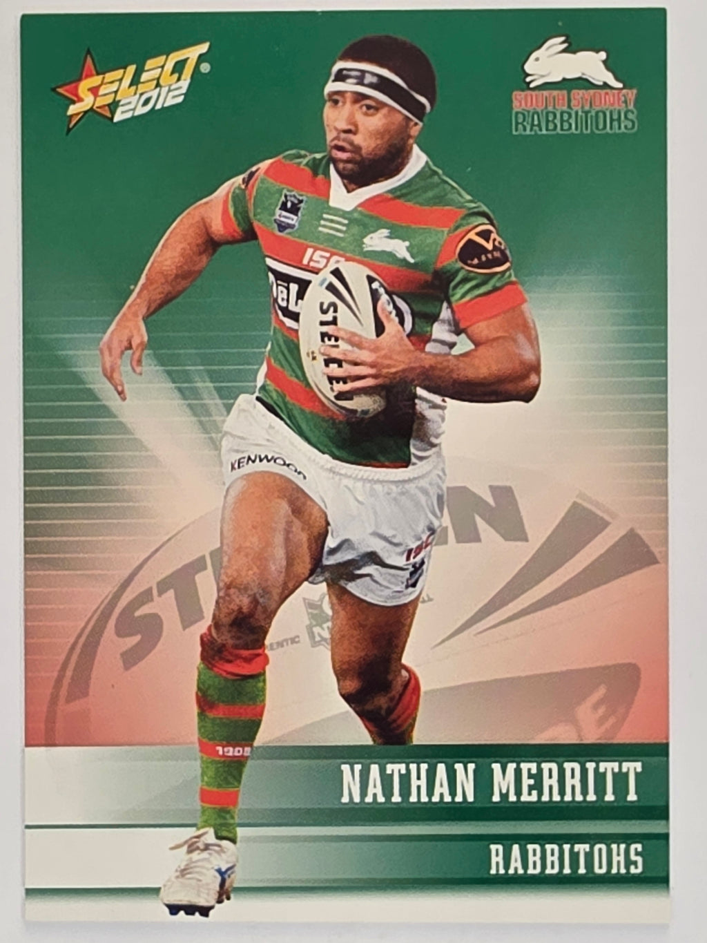 NRL 2012 Champions Base Card #149 Nathan Merritt South Sydney Rabbitohs