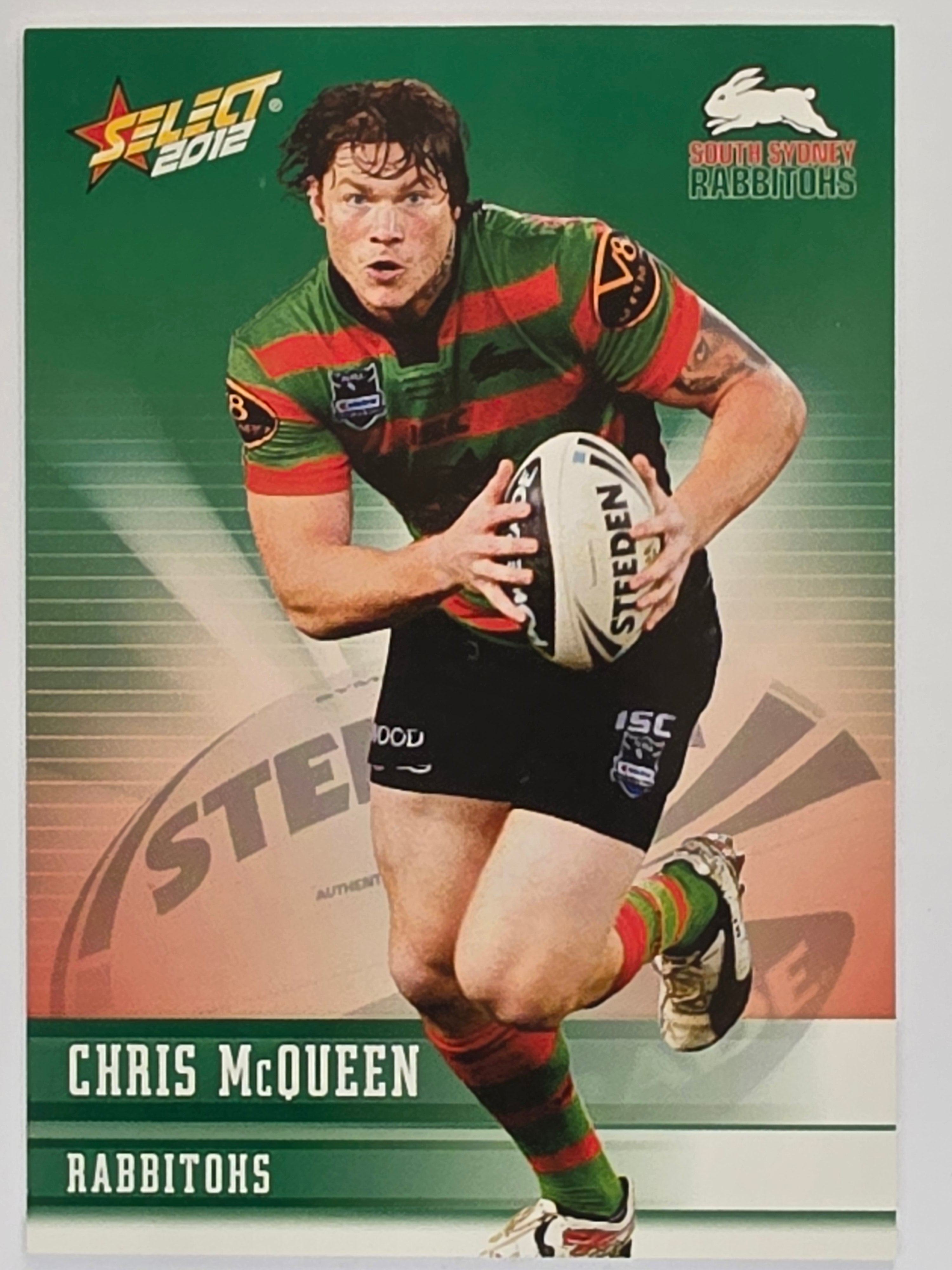 NRL 2012 Champions Base Card #152 Chris McQueen South Sydney Rabbitohs