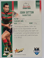 NRL 2012 Champions Base Card #153 John Sutton South Sydney Rabbitohs