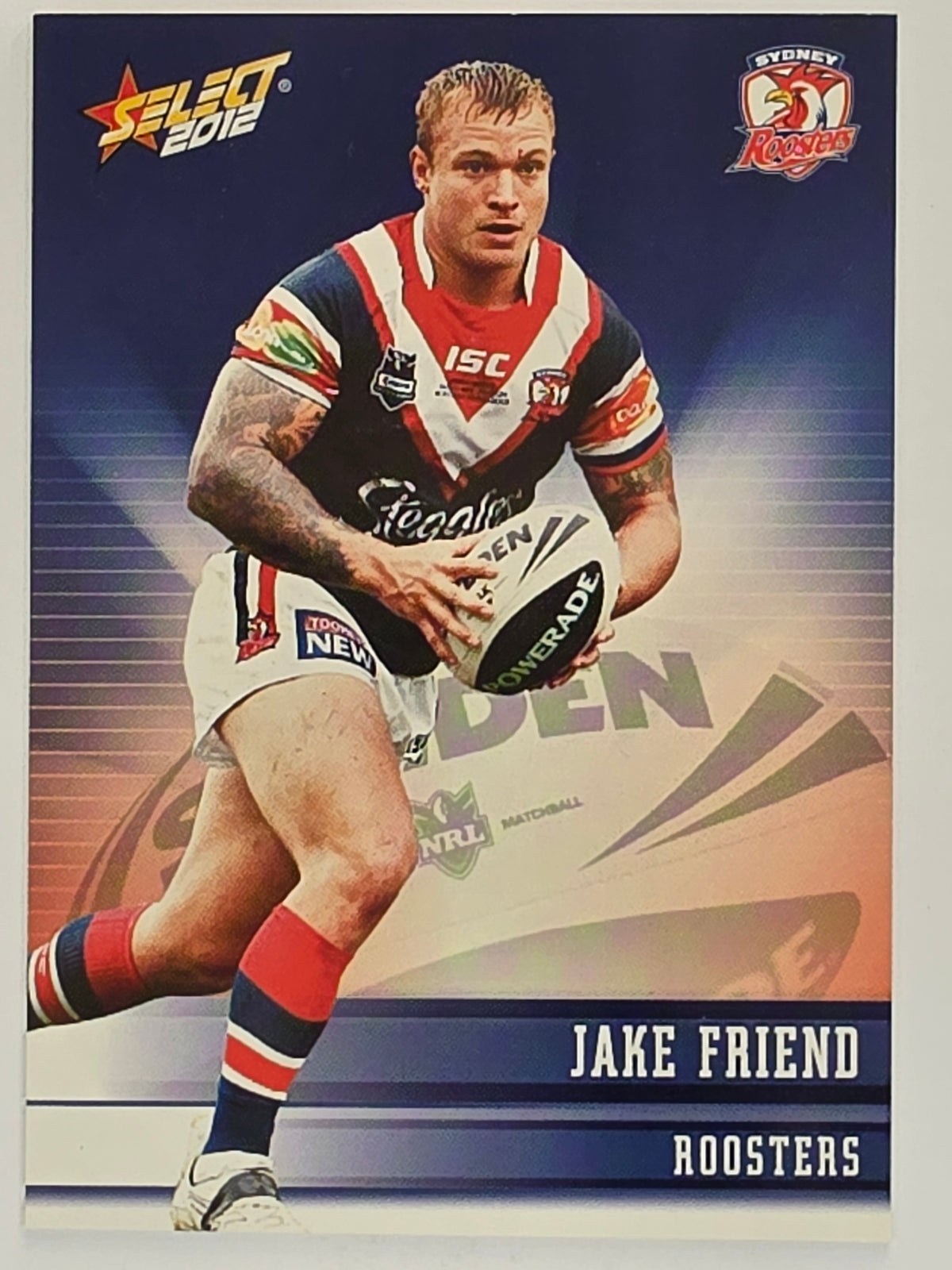 NRL 2012 Champions Base Card #162 Jake Friend Sydney Roosters
