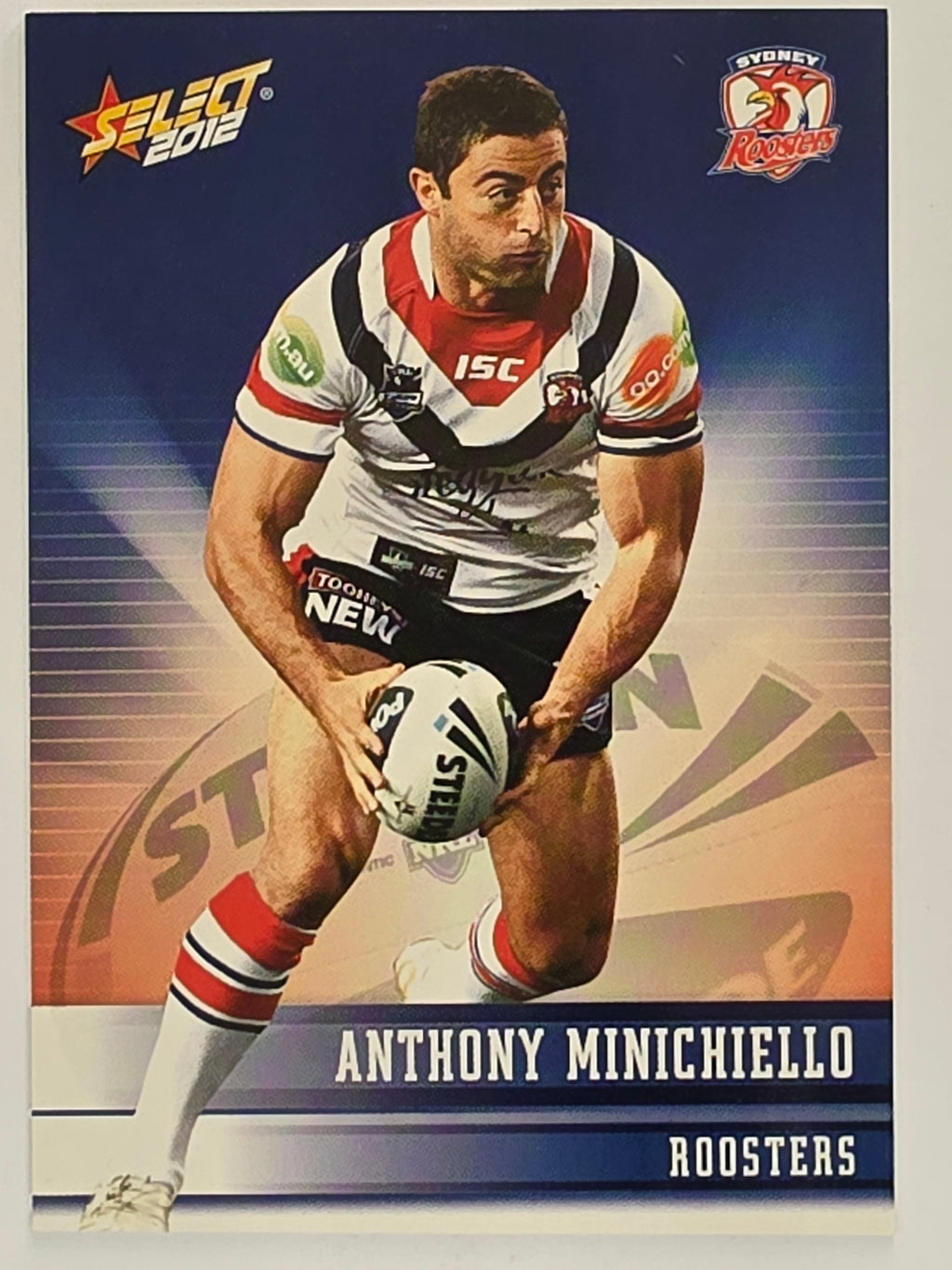NRL 2012 Champions Base Card #164 Anthony Minichiello Sydney Roosters