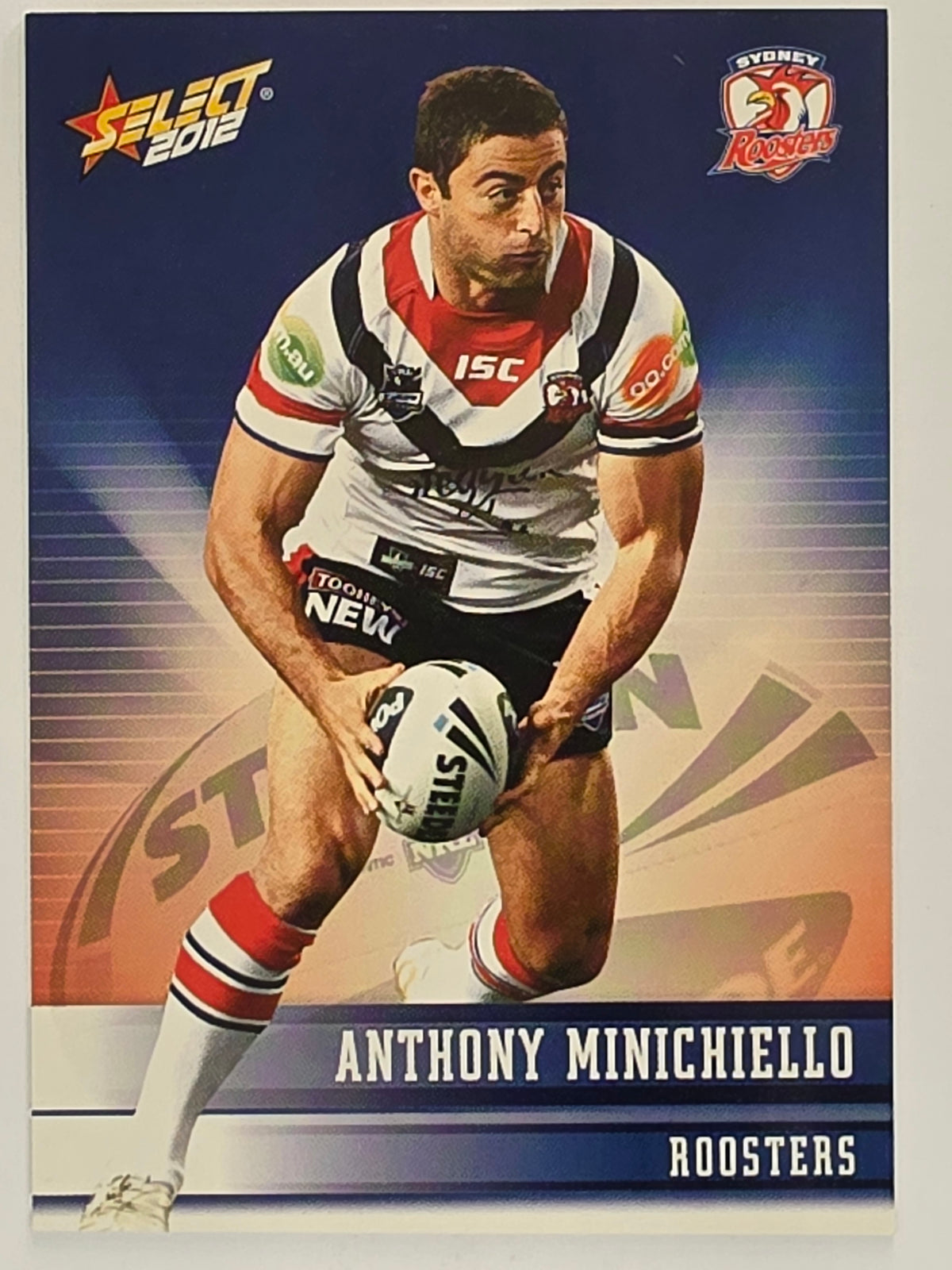 NRL 2012 Champions Base Card #164 Anthony Minichiello Sydney Roosters
