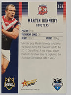 NRL 2012 Champions Base Card #167 Martin Kennedy Sydney Roosters
