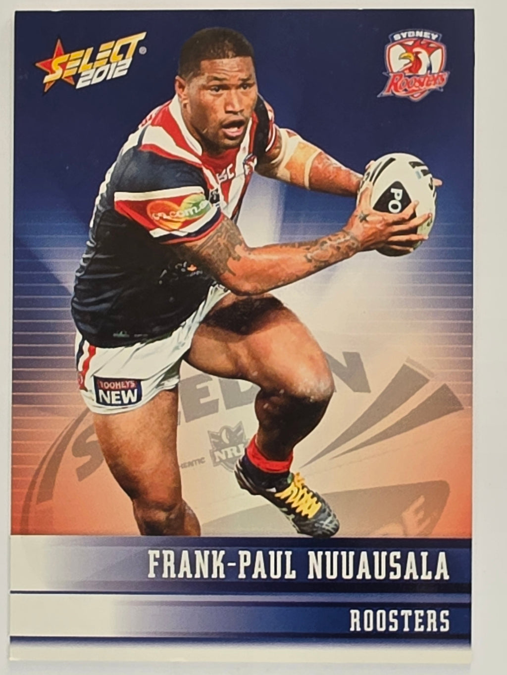 NRL 2012 Champions Base Card #168 Frank-Paul Nuuausala Sydney Roosters