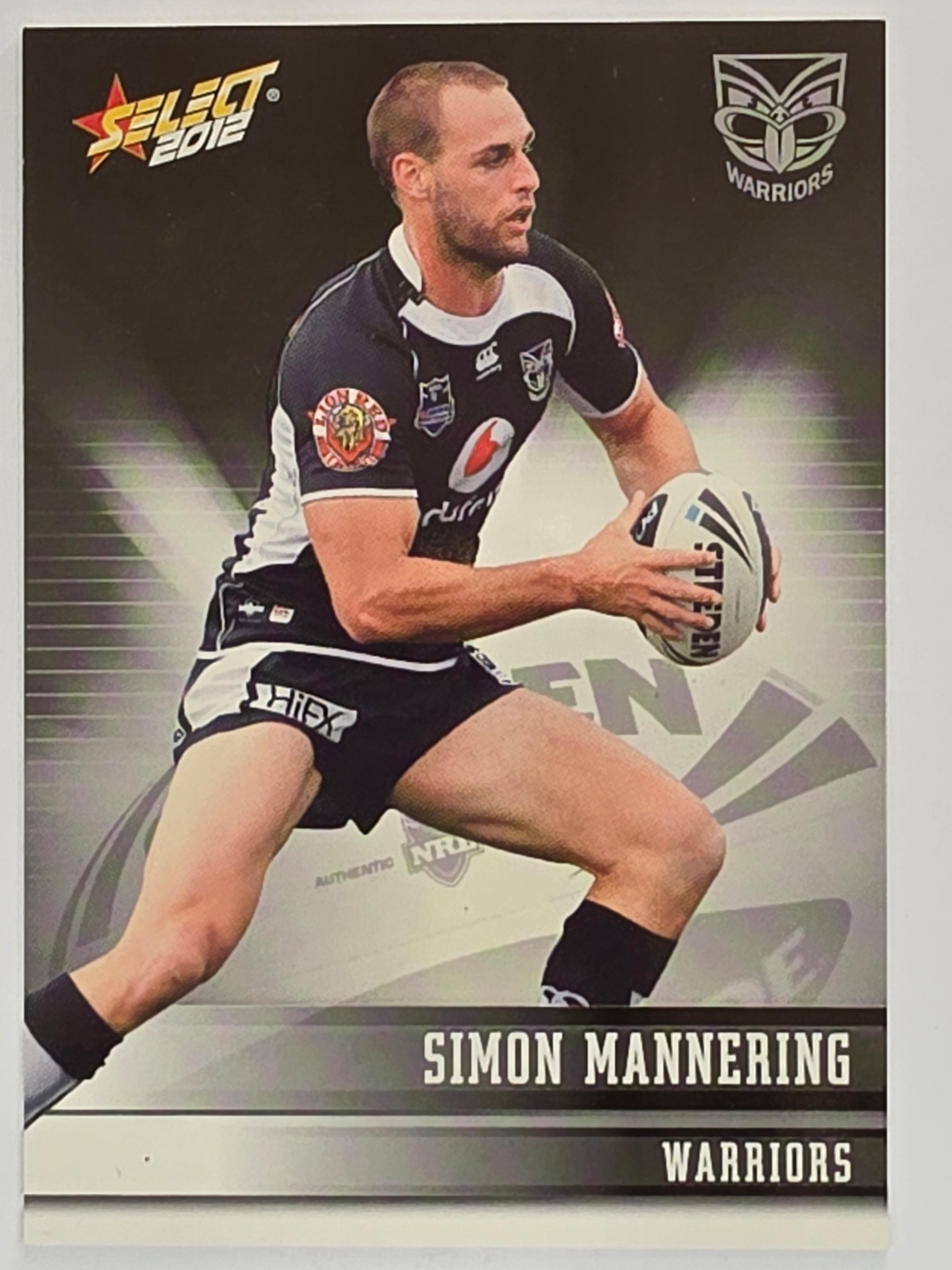 NRL 2012 Champions Base Card #170 Simon Mannering New Zealand Warriors