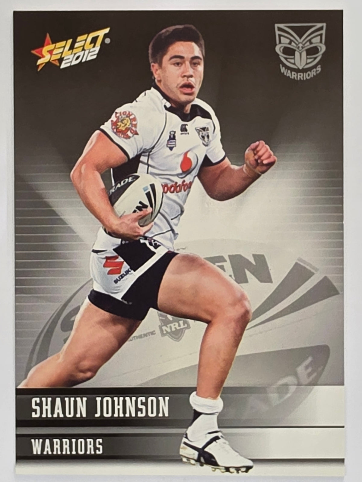 NRL 2012 Champions Base Card #172 Shaun Johnson New Zealand Warriors