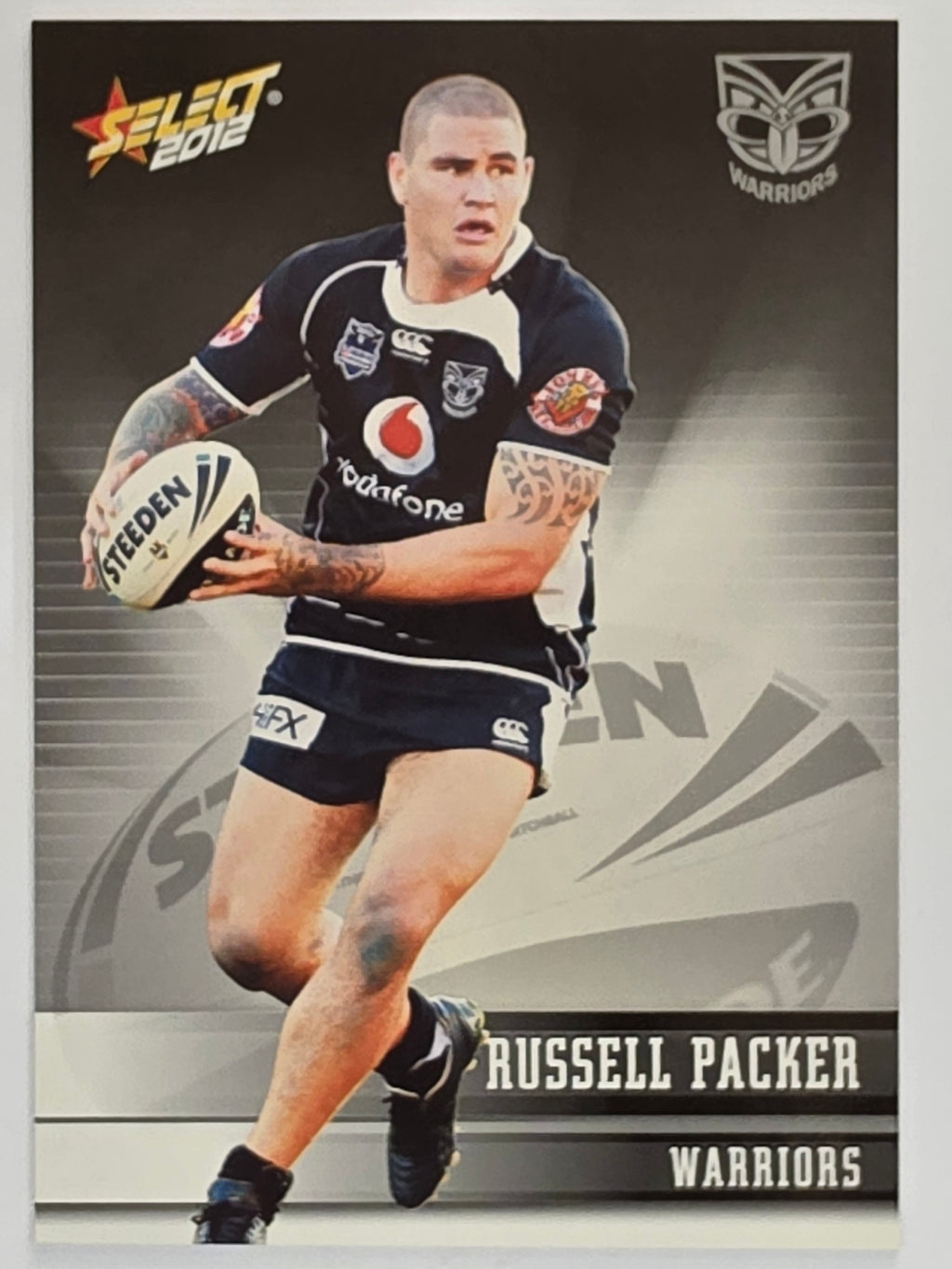 NRL 2012 Champions Base Card #174 Russell Packer New Zealand Warriors