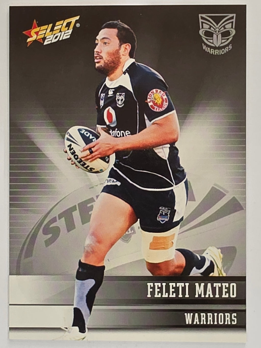 NRL 2012 Champions Base Card #176 Feleti Mateo New Zealand Warriors