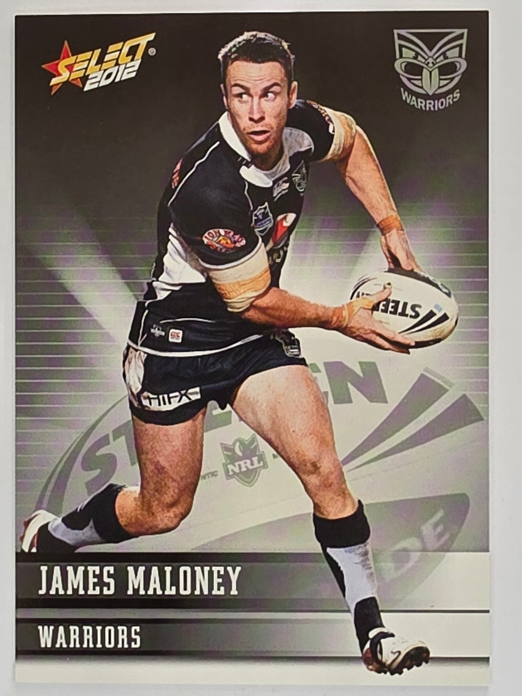 NRL 2012 Champions Base Card #177 James Maloney New Zealand Warriors