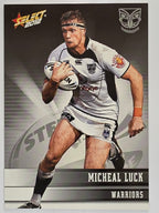 NRL 2012 Champions Base Card #178 Micheal Luck New Zealand Warriors