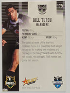 NRL 2012 Champions Base Card #179 Bill Tupou New Zealand Warriors