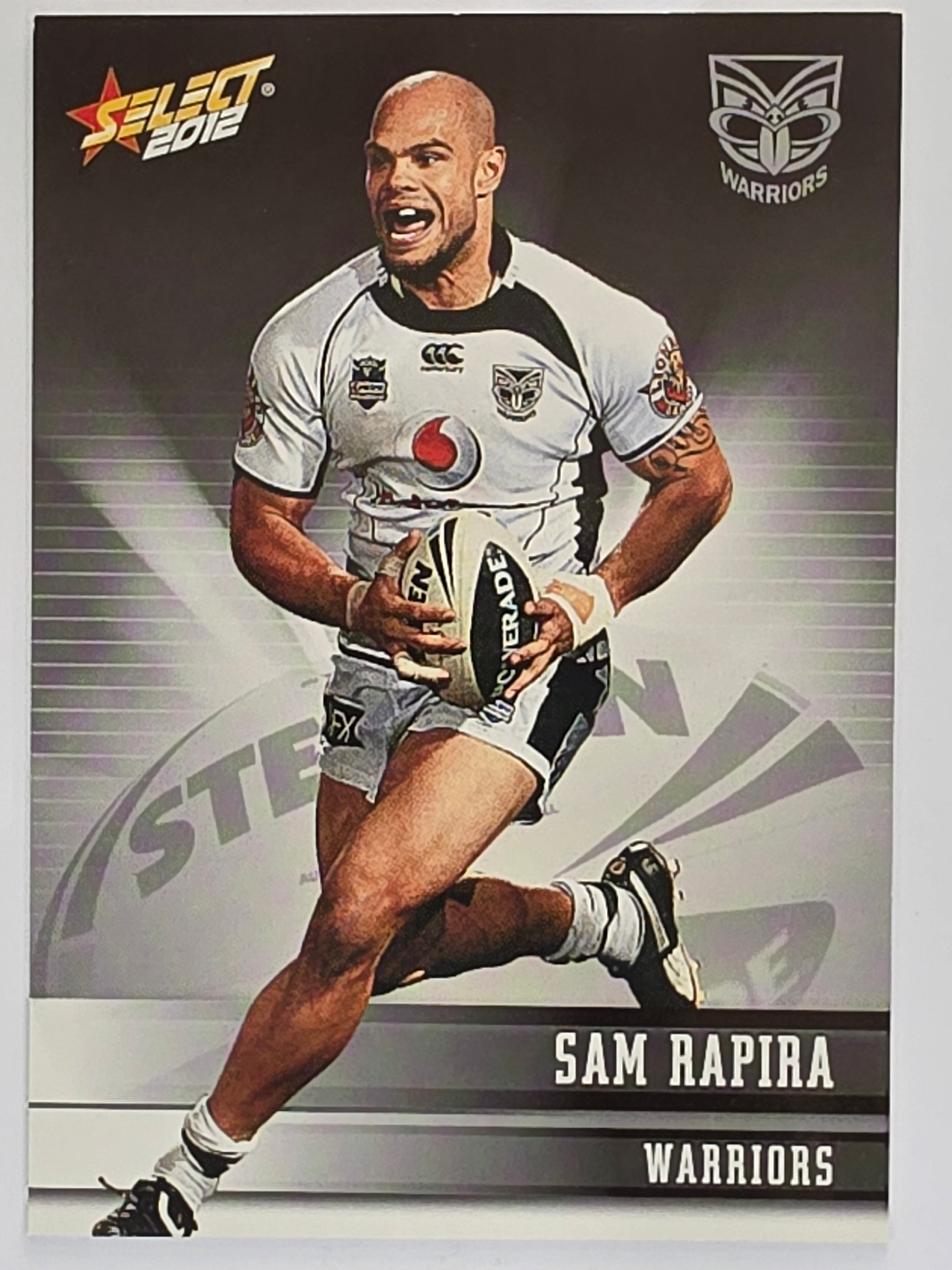 NRL 2012 Champions Base Card #180 Sam Rapira New Zealand Warriors
