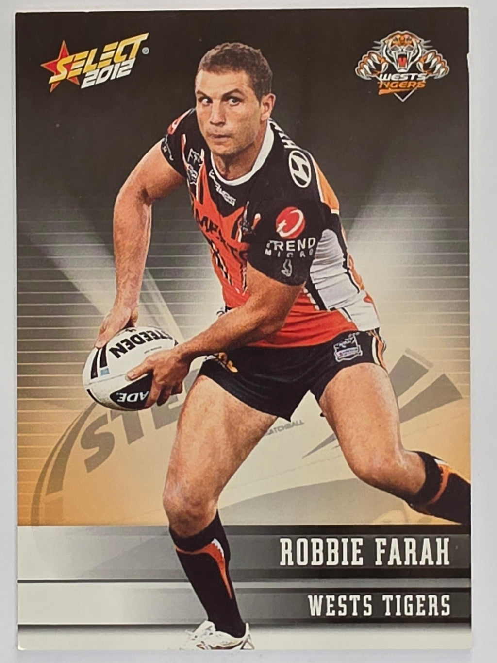 NRL 2012 Champions Base Card #182 Robbie Farah Wests Tigers