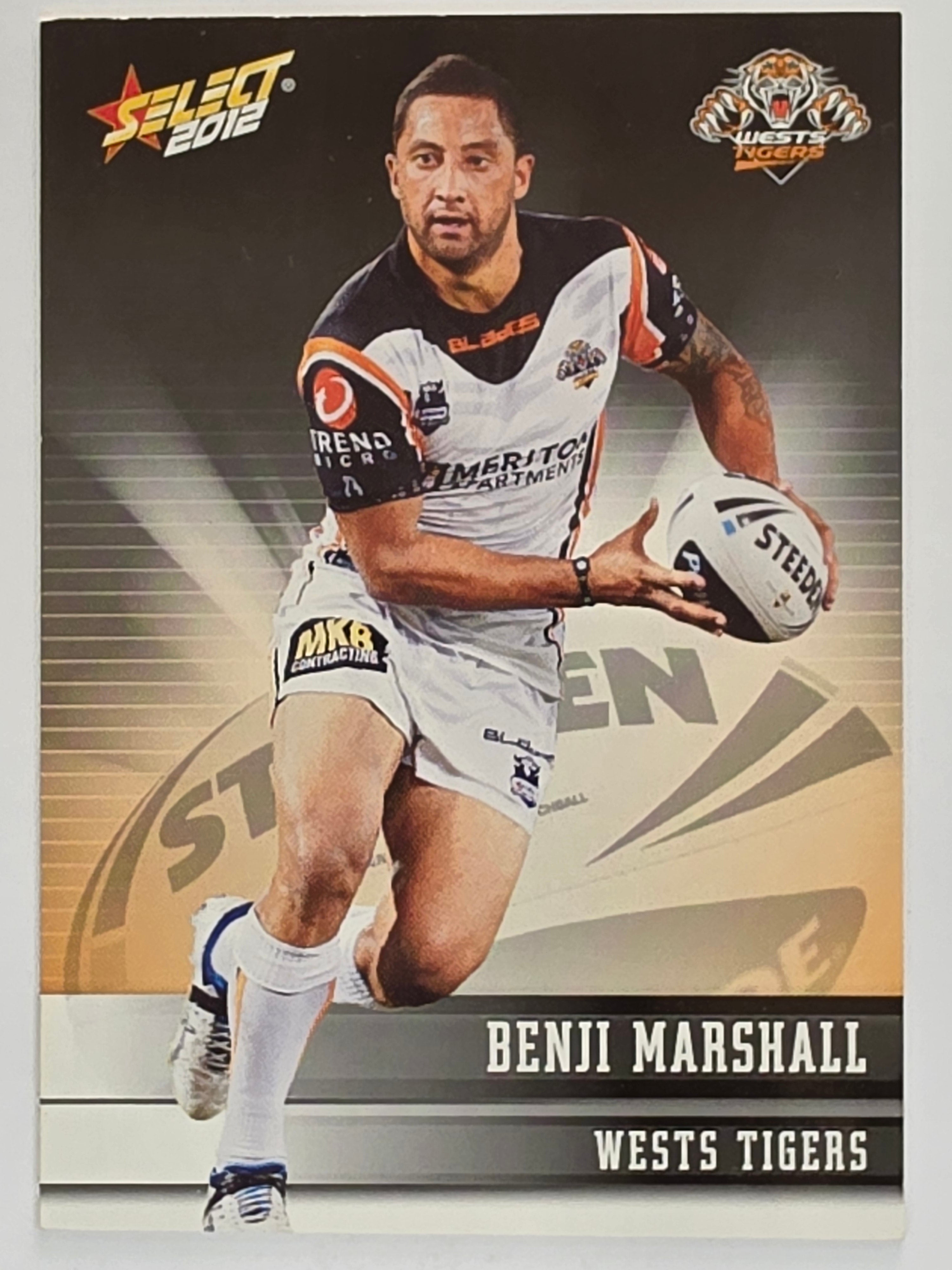NRL 2012 Champions Base Card #183 Benji Marshall Wests Tigers