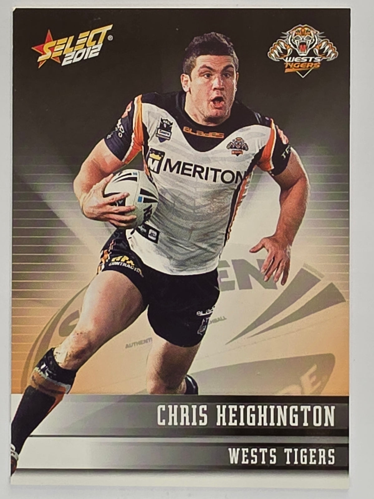 NRL 2012 Champions Base Card #185 Chris Heighington Wests Tigers