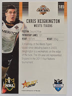 NRL 2012 Champions Base Card #185 Chris Heighington Wests Tigers