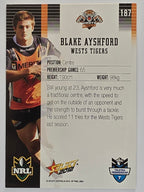NRL 2012 Champions Base Card #187 Blake Ayshford Wests Tigers