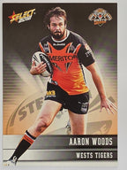 NRL 2012 Champions Base Card #189 Aaron Woods Wests Tigers