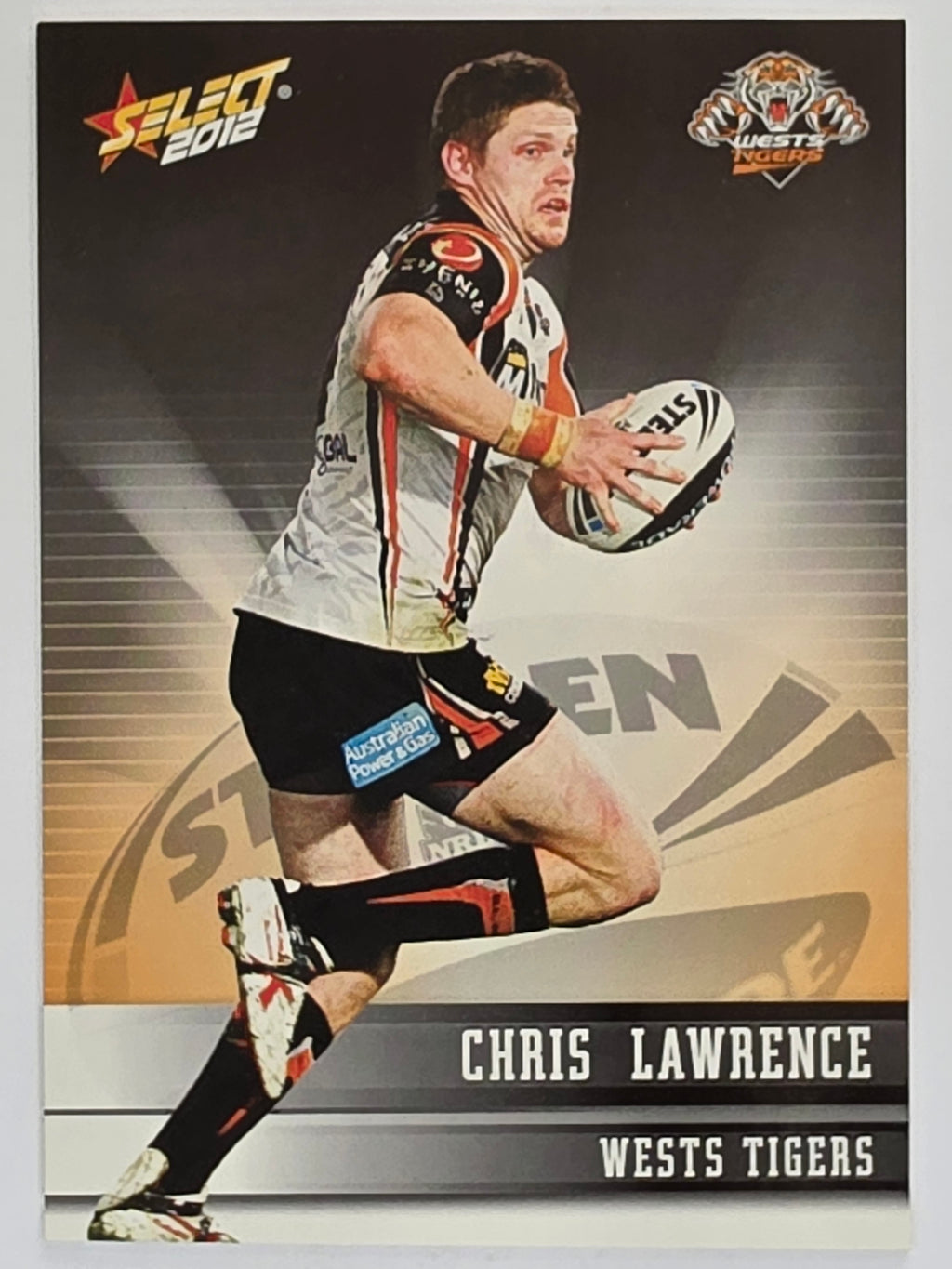 NRL 2012 Champions Base Card #190 Chris Lawrence Wests Tigers