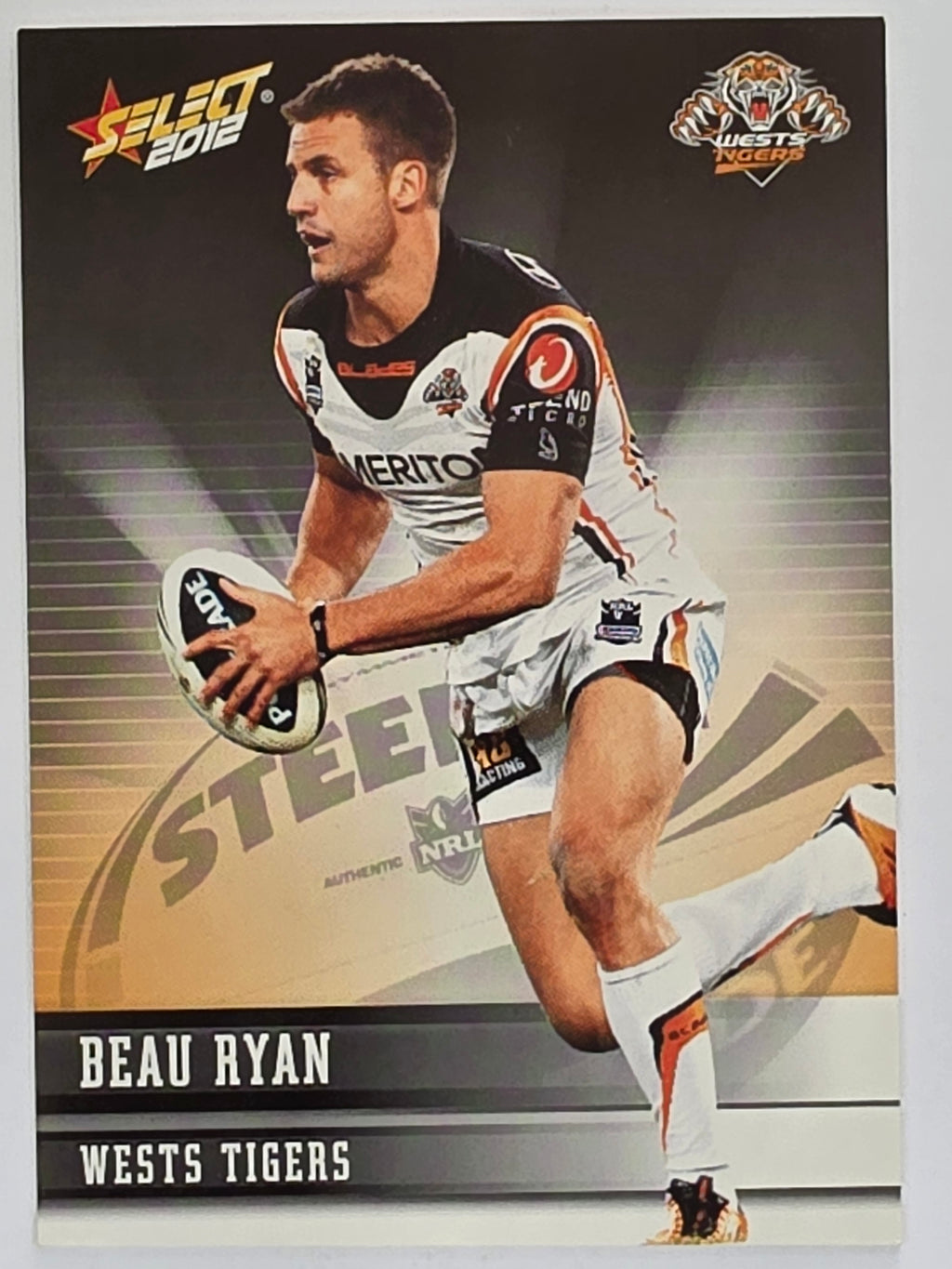 NRL 2012 Champions Base Card #191 Beau Ryan Wests Tigers